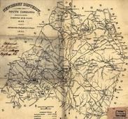 Newberry District 1825 surveyed 1820, South Carolina State Atlas 1825 Surveyed 1817 to 1821 aka Mills's Atlas